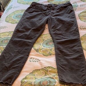 MOTHER high waisted Looker ankle fray Women's Pants in hopscotch